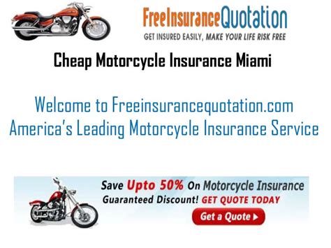 motorcycle insurance miami fl